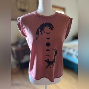 Fox and moon shirt